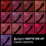 Buy Pilgrim Liquid Lipstick Purple Lust,Rich Matte Colour, TransferProof, Hyderating and Lightweight,With Spanish Squalane and Hyaluronic Acid,For Woman 3ml - Purplle