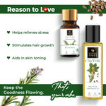 Buy Good Vibes Hair Strengthening Duo, Rosemary Oil + Castor Carrier Oil (Hair Growth Combo) Combo of 2 - Purplle