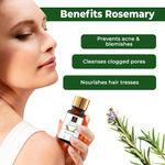 Buy Good Vibes Hair Strengthening Duo, Rosemary Oil + Castor Carrier Oil (Hair Growth Combo) Combo of 2 - Purplle