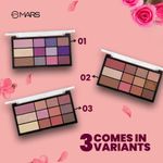Buy MARS All I Need Makeup and Eyeshadow Kit | 9 Eyeshadows with Blusher Bronzer and Highlighter | Long Lasting & Highly Pigmented (21.5 gm) (Multicolor-03) - Purplle