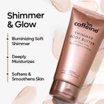 Buy mCaffeine Shimmer Body Butter with Cocoa Butter for Shimmery & Glowing Skin | Limited Edition - 150 gm - Purplle