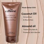 Buy mCaffeine Shimmer Body Butter with Cocoa Butter for Shimmery & Glowing Skin | Limited Edition - 150 gm - Purplle