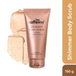 Buy mCaffeine Shimmer Body Scrub with Coffee for Smooth & Glowing Skin | Limited Edition - 150 gm - Purplle
