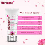 Buy Florozone Face Scrub with Lotus Flower extract & Allantoin, 100g - Purplle