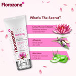 Buy Florozone Face Scrub with Lotus Flower extract & Allantoin, 100g - Purplle