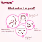 Buy Florozone Face Scrub with Lotus Flower extract & Allantoin, 100g - Purplle