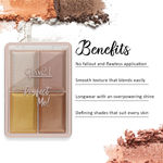 Buy Glam 21 Perfect Me! Highlighter Palette Blusher | Weightless Longlasting Illuminating Glow Face Kit| 6gm (Shade-03) - Purplle