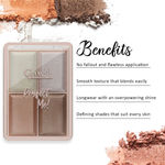 Buy Glam 21 Perfect Me! Highlighter Palette Blusher | Weightless Longlasting Illuminating Glow Face Kit| 6gm (Shade-02) - Purplle