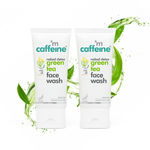 Buy mCaffeine Green Tea Face Wash Pack of 2 (50ml) - Purplle