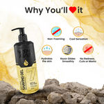 Buy NishMan Fresh Active Non-Foaming Shaving Gel Moisturizing Effect - Gold One (400 gm) - Purplle