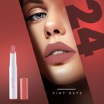 Buy MARS Matte Non-Transfer Butter Smooth Lipstick | Up to 12 Hours Long Lasting | Smudge Proof and Waterproof Lipstick for Women (3.5 gm) (24-First date) - Purplle