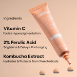 Buy mCaffeine Insta-Bright Kombucha Tea Under Eye Cream SPF 30+ PA++++ - 15ml - Purplle