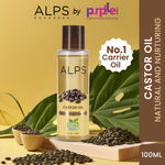 Buy Alps Goodness 100% Pure Cold Pressed Castor Oil (100 ml) | For Hair & Skin | 100% Natural Arandee oil| No Parabens, No Sulphates, No Mineral Oil - Purplle