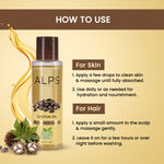 Buy Alps Goodness 100% Pure Cold Pressed Castor Oil (100 ml) | For Hair & Skin | 100% Natural Arandee oil| No Parabens, No Sulphates, No Mineral Oil - Purplle
