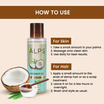Buy Alps Goodness 100% Natural Cold Pressed Coconut Oil (100 ml) | 100% Pure & Organic | For Skin & Hair | No Parabens, No Sulphates, No Mineral Oil - Purplle