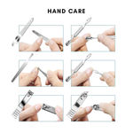 Buy Cuffs N Lashes 16 in 1 Stainless Steel Manicure Pedicure Set - 16 Pcs - Purplle