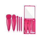 Buy Cuffs N Lashes Mini Brush Set of 5 Pink - Purplle