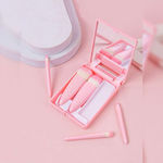 Buy Cuffs N Lashes Mini Brush Set of 5 Baby Pink - Purplle