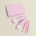 Buy Cuffs N Lashes Mini Brush Set of 5 Baby Pink - Purplle