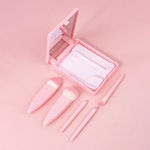 Buy Cuffs N Lashes Mini Brush Set of 5 Baby Pink - Purplle