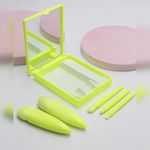 Buy Cuffs N Lashes Mini Brush Set of 5 Chartreuse Green - Purplle