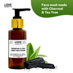 Buy Love Earth Charcoal Tea Tree Face Wash for Oil Control, Acne & Detox - Purplle