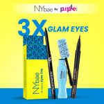 Buy NY Bae All About Eyes Trio | Black Kajal | Pen Eyeliner | Mascara | Long Lasting | Smudgeproof | Water Resistant | Eye Makeup | Makeup Kit (6.3 g) - Purplle