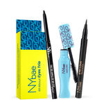 Buy NY Bae All About Eyes Trio | Black Kajal | Pen Eyeliner | Mascara | Long Lasting | Smudgeproof | Water Resistant | Eye Makeup | Makeup Kit (6.3 g) - Purplle