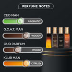 Buy Bella Vita Organic Perfume Gift Set For Him 4X20 ml - Purplle