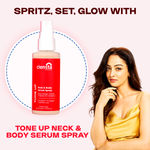Buy Clensta Neck And Body Serum Spray With 0.4%Retinol, 1% Collagen & Hyaluronic acid For Boosts Collagen, Hydrates, brigthening Skin, Reduces Dark Spots & Daily Use| Men & Women | For All Skin Types 60ml - Purplle