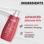 Buy Clensta Red aloe vera hydrating & nourishing body lotion With Hyaluronic Acid & Vitamin E for Skin hydration and Nourishment |Daily Use| Men & Women | For All Skin Types | 400 ml - Purplle
