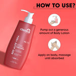 Buy Clensta Red aloe vera hydrating & nourishing body lotion With Hyaluronic Acid & Vitamin E for Skin hydration and Nourishment |Daily Use| Men & Women | For All Skin Types | 400 ml - Purplle