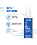 Buy Clensta Waterless Body Bath | Ideal for Use While Hiking, in Higher Altitudes, for Bedridden Patients | Zero Alcohol | Advanced Body Cleansing | Water Free Body Wash for Camping - 100 ml - Purplle