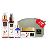 Buy Good Vibes Rosehip Range Combo Kit CTSM (Face Wash 200 ml + Toner 120 ml + Face Serum 10 ml + Face Cream 50 g) - Purplle