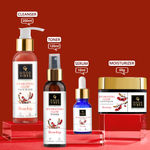 Buy Good Vibes Rosehip Range Combo Kit CTSM (Face Wash 200 ml + Toner 120 ml + Face Serum 10 ml + Face Cream 50 g) - Purplle