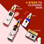 Buy Good Vibes Rosehip Range Combo Kit CTSM (Face Wash 200 ml + Toner 120 ml + Face Serum 10 ml + Face Cream 50 g) - Purplle