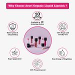 Buy Aravi Organic Soft Matte Kit Set of 5 Long Stay Lipstick - Matte Liquid Lipstick With Almond Oil & Vitamin E - Waterproof & Ultra Smooth - Paraben & Silicon Free - 7.5 ml (Nude) - Purplle