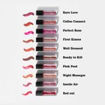 Buy Aravi Organic Soft Matte Kit Set of 5 Long Stay Lipstick - Matte Liquid Lipstick With Almond Oil & Vitamin E - Waterproof & Ultra Smooth - Paraben & Silicon Free - 7.5 ml (Nude) - Purplle