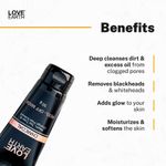 Buy Love Earth Charcoal Peel Off Mask with Activated Charcoal and Neem Extracts For Acne, Pimples & Whiteheads removal 50 gm - Purplle