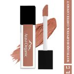 Buy Aravi Organic Soft Nude Matte Long Stay Lipstick - Matte Liquid Lipstick With Almond Oil & Vitamin E - Waterproof & Ultra Smooth - 1.5 ml (Coffee Connect) - Purplle