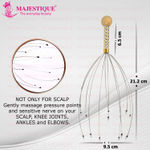 Buy Majestique Scalp Massager, Handheld Head Massage Tingle for Deep Relaxation, Hair Stimulation and Stress Relief - Multicolor 1 Pc - Purplle