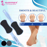 Buy Majestique Foot Scrubber for Dead Skin, Pedicure Foot Rasp Removes Cracked Heels, Dead Skin for Wet and Dry Feet - Multicolor - Purplle