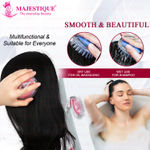 Buy Majestique Bath Scalp Massager, Shampoo Brush, Scalp Massage Brush, Stress & Tension Relief - Multicolor - Purplle