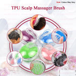 Buy Majestique Bath Scalp Massager, Shampoo Brush, Scalp Massage Brush, Stress & Tension Relief - Multicolor - Purplle