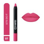 Buy MARS Won't Smudge Won't Budge Crayon Lipstick up to 12 Hours Stay | Matte Finish | Waterproof | Won't Smudge Won't Budge Lip Crayon (3.5 gm) (07-Let's Do It) - Purplle