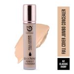 Buy Mattlook Full Cover Jumbo Concealer Oil Control Perfect Coverage, Face Makeup, Classic Ivory (11 ml) - Purplle