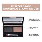 Buy Matt look Perfect Brow Duo-Shade Brow Powder, Eyebrow Palette, Eye Makeup, Mutlicolor-3 (8gm) - Purplle