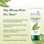 Buy Biotique Morning Nectar Moisturize & Nourish Face Wash (100 ml) - Purplle