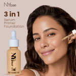 Buy NY Bae 3 IN 1 Serum Foundation - Cool Toffee 11 (30 ml) | Infused with Primer | Moisturising I Glowing Korean Skin I Celeb Glow | Dewy Makeup | Evens Skin Tone | Ultra Glow - Purplle