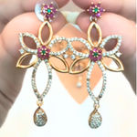 Buy GN Diamond Garden Delicate Necklace Set - Purplle